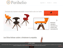 Tablet Screenshot of perihelio.com
